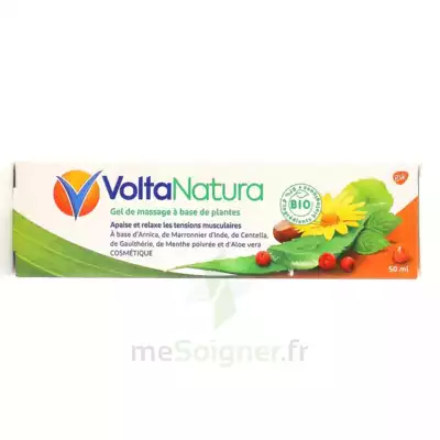 Voltanatura Gel De Massage Plantes Bio T/50ml à BRUGES