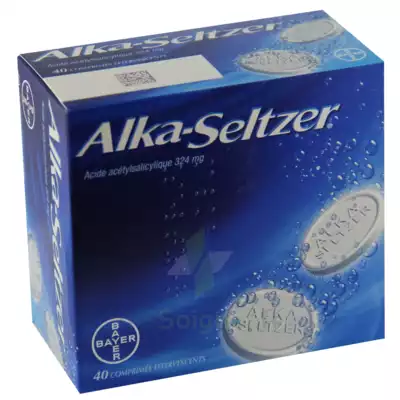 Alka Seltzer 324 Mg, Comprimé Effervescent B/40 à BRUGES
