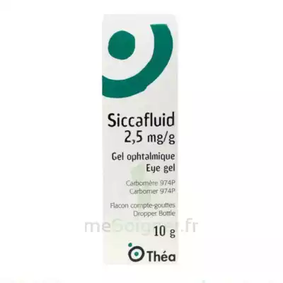 Siccafluid 2,5 Mg/g, Gel Ophtalmique à BRUGES
