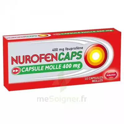 Nurofencaps 400 Mg Caps Molle Plq/10 à BRUGES