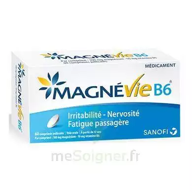 Magnevie B6 100 Mg/10 Mg Comprimés Pelliculés Plaq/60 à BRUGES