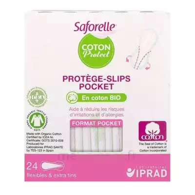 Saforelle Coton Protect Protège-slip Pocket B/24 à BRUGES