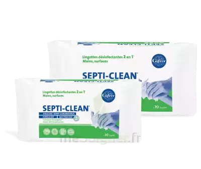 Septi-clean Lingette DÉsinfectante Paquet/70 à BRUGES
